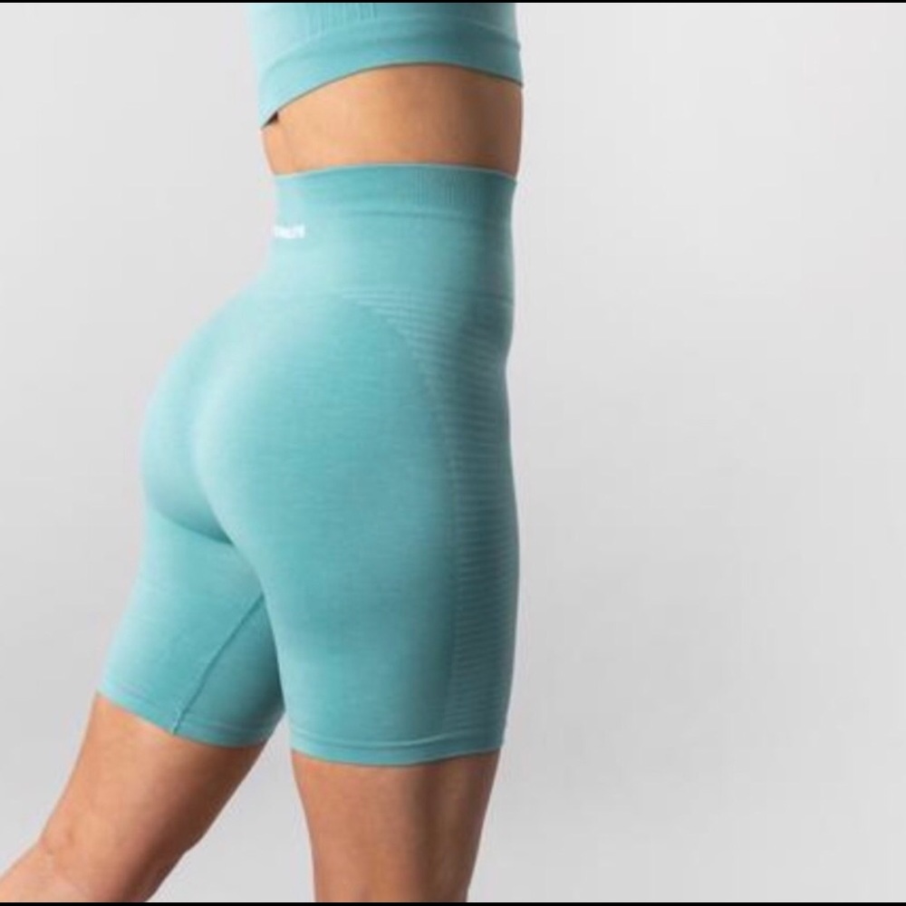 Alphalete NWOT biker shorts in blue